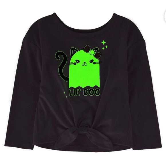 The Children’s Place Toddler Girls 2 PC Boo Cat Set Size 5T NWT - Picture 3 of 5